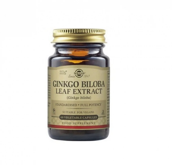 Εικόνα της SOLGAR GINKGO BILOBA LEAF EXTRACT ΣΥΜΠΛΗΡΩΜΑ ΔΙΑΤΡΟΦΗΣ ΓΙΑ ΤΟΝΩΣΗ & ΕΝΙΣΧΥΣΗ ΜΝΗΜΗΣ - ΙΔΑΝΙΚΟ ΓΙΑ ΠΕΡΙΠΤΩΣΕΙΣ ΓΕΡΟΝΤΙΚΗΣ ΑΝΟΙΑΣ, 60 VEGETABLE CAPS.