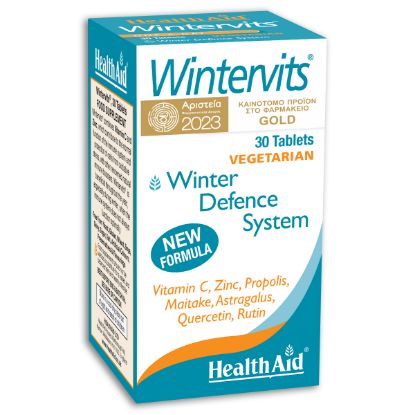 Εικόνα της HEALTH AID WINTERVITS 30 VEGETARIAN TABLETS.    Health Aid Wintervits Συμπλήρωμα για την Ενίσχυση του Ανοσοποιητικού 30 ταμπλέτες