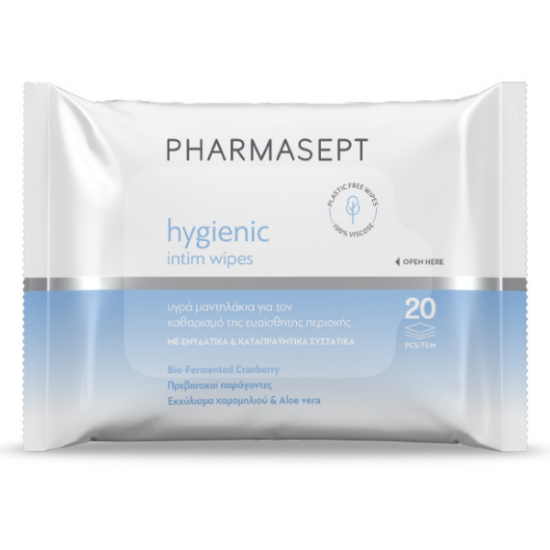 Εικόνα της PHARMASEPT HYGIENIC INTIM  WIPES  20ΤEM.