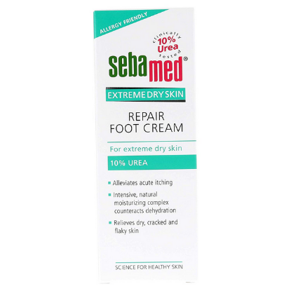 Εικόνα της SEBAMED FOOT CREAM UREA 10% ΚΡΕΜΑ ΠΟΔΙΩΝ ΜΕ ΟΥΡΙΑ, ΓΙΑ ΙΣΧΥΡΗ ΕΝΤΑΤΙΚΗ ΦΡΟΝΤΙΔΑ, 100ML