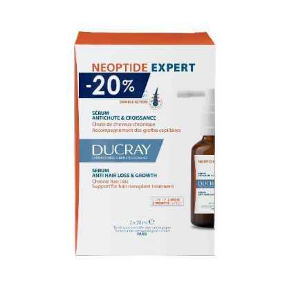 Εικόνα της DUCRAY PROMO (-20%) NEOPTIDE EXPERT ANTI-HAIR LOSS & GROWTH SERUM ΟΡΟΣ ΤΡΙΧΟΠΤΩΣΗΣ & ΑΝΑΠΤΥΞΗΣ ΜΑΛΛΙΩΝ, 2x50ML