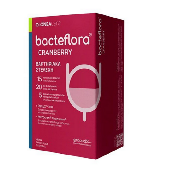 Εικόνα της BACTEFLORA CRANBERRY 10CAPS - Συμπλήρωμα για την υγεία του εντέρου & του ουροποιητικού 10 κάψουλες