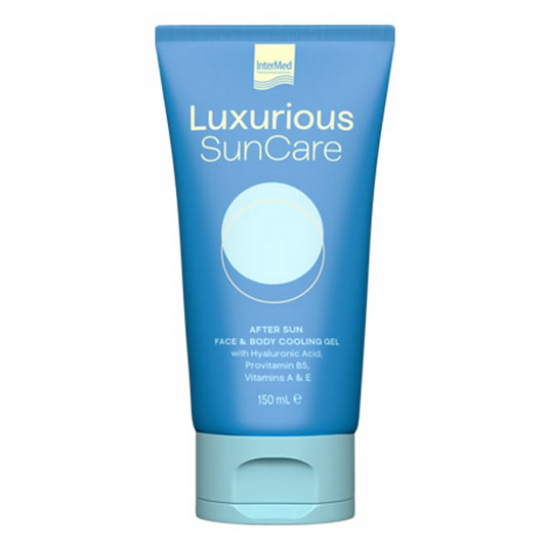 Εικόνα της INTERMED LUXURIOUS SUNCARE AFTER SUN COOLING GEL FACE & BODY, 150ML