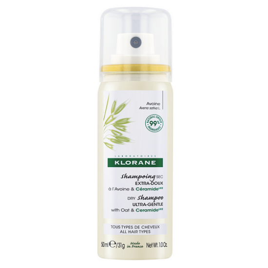 Εικόνα της KLORANE DRY SHAMPOO WITH OAT & CERAMIDE 50ML - ΞΗΡΟ ΣΑΜΠΟΥΑΝ ΜΕ ΓΑΛΑΚΤΩΜΑ ΒΡΩΜΗΣ ΓΙΑ ΚΑΘΕ ΤΥΠΟ ΜΑΛΛΙΩΝ 50ML