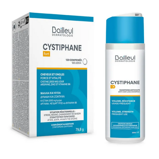 Εικόνα της CYSTIPHANE FORT 120CAPS + ΔΩΡΟ CYSTIPHANE SHAMPOO ANTI HAIR LOSS 100ML