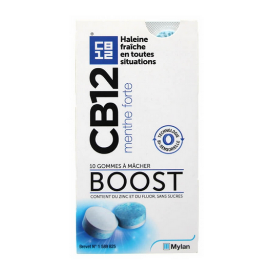 Εικόνα της CB12 BOOST GUM STRONG MINT ΤΣΙΧΛΕΣ ΜΕ ΞΥΛΙΤΟΛΗ 10ΤΕΜ.