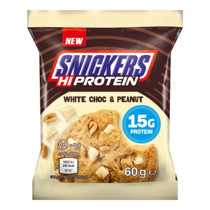 Εικόνα της SNICKERS HI-PROTEIN WHITE CHOCOLATE & PEANUT COOKIE, 60G