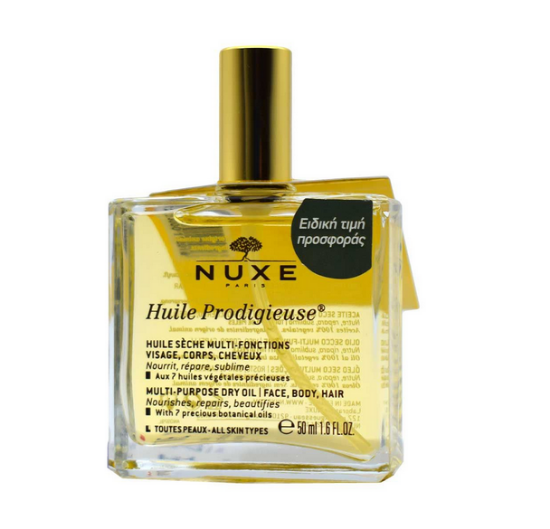 Εικόνα της NUXE HUILE PRODIGIEUX 50ML ΕΙΔΙΚΗ ΤΙΜΗ 1ΤΕΜ - Ξηρό Λάδι για Πρόσωπο, Σώμα & Μαλλιά, 50ml