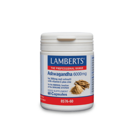 Εικόνα της LAMBERTS ASHWAGANDHA 6000MG 60CAPS