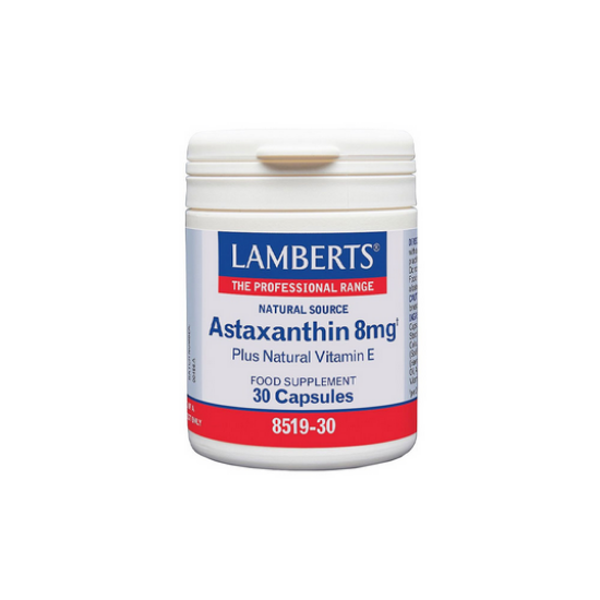 Εικόνα της LAMBERTS ASTAXANTHIN 8MG 30CAPS