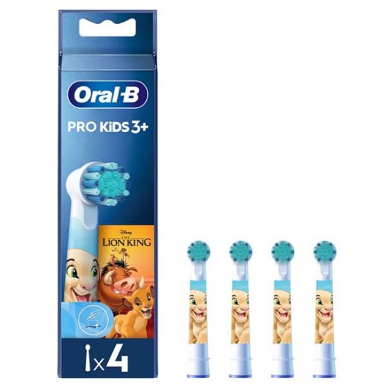 Εικόνα της ORAL-B PRO KIDS ΑΝΤΑΛΛΑΚΤΙΚΑ SUPERIOR CLEANING LION KING X4TEM.