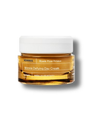 Εικόνα της KORRES BLACK PINE PRIMUS WRINKLE DEFYING DAY CREAM 40ML - Κρέμα Νεότητας Ημέρας για Λείανση Ρυτίδων & Ελαστικότητα, 40ml