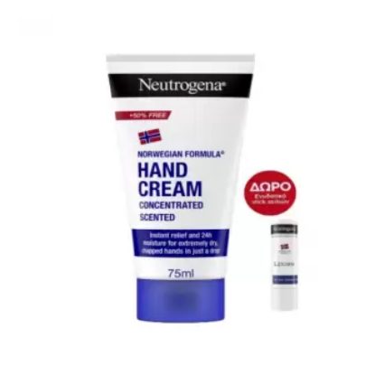 Εικόνα της NEUTROGENA PROMO HAND CREAM BLUE (ΜΕ ΑΡΩΜΑ) 75ΜL + LIPCARE 4.8G (ΔΩΡΟ)