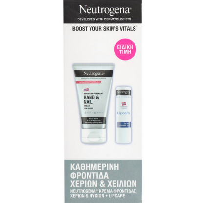 Εικόνα της NEUTROGENA PROMO HAND & NAIL CREAM 75ML + LIPCARE 4.8G (ΔΩΡΟ)