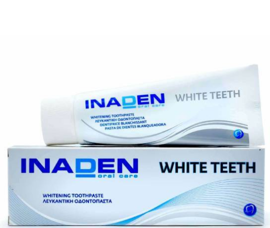 Εικόνα της INADEN WHITE TEETH TOOTHPASTE  75ML -  Οδοντόκρεμα για Λεύκανση Δοντιών, 75ml