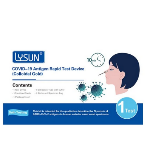 Εικόνα της LYSUN COVID-19 ANTIGEN RAPID TEST 1TEM.