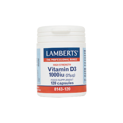 Εικόνα της LAMBERTS VITAMIN D3 1000IU (25μg), 120CAPS