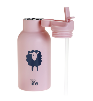 Εικόνα της ECOLIFE MEΤΑΛΛΙΚΟΣ ΘΕΡΜΟΣ ΓΙΑ ΠΑΙΔΙΑ ANIMALS SHEEP 350ML BO-2014 1TEM.