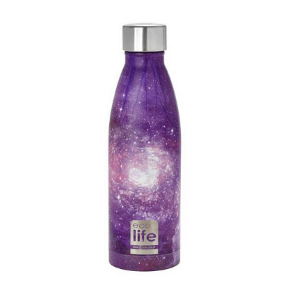 Εικόνα της ECOLIFE ΑΝΟΞΕΙΔΩΤΟ ΜΠΟΥΚΑΛΙ ΘΕΡΜΟΣ GALAXY 500ML BO-3018 1TEM.