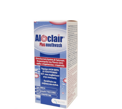 Εικόνα της ALOCLAIR PLUS MOUTHWASH 60ML -  Στοματικό Διάλυμα για Άφθες, 60ml