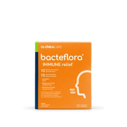 Εικόνα της BACTEFLORA IMMUNE RELIEF 10CAPS - Συμπλήρωμα Διατροφής για Μείωση των Συμπτωμάτων Κρυολογήματος, 10 vcaps